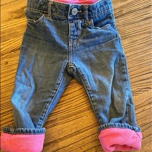 Baby Gap Fleece Lined Jeans